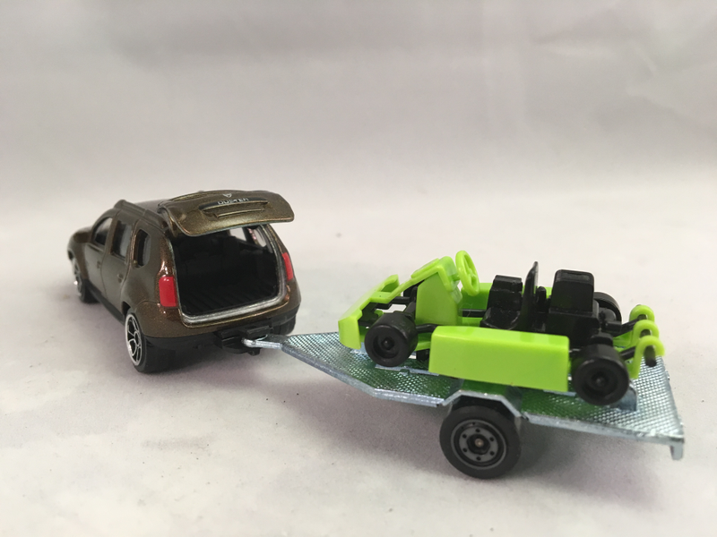 Illustration for article titled Wagon Wednesday: Majorette Dacia Duster/go cart trailer